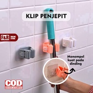 GANTUNGAN Mop Broom Clip Mop BroomHOOK Broom Holder Hanger Hanger Umbrella Hook Mop Holder Broom Hol