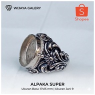 Super alpaca burnt alpaca agate ring.30