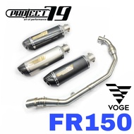 Project79 Exhaust VOGE FR150 New Muffler Ekzos Motor Accessories FR 150 Power Boom Manifold Bomb Rac