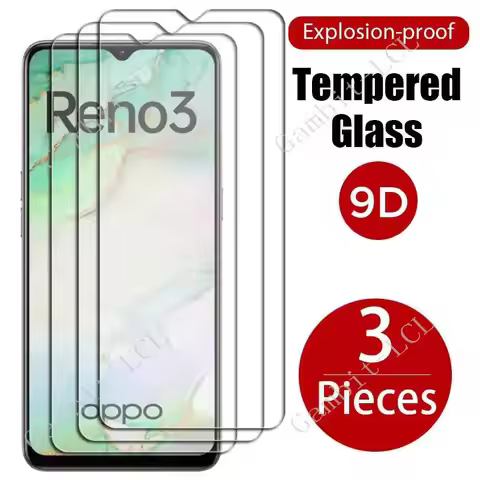 3PCS Tempered Glass For OPPO F15 6.4" OPPOF15 A91 Reno3 A Reno3A Reno 3 A 91 CPH2001 CPH2021 CPH2043