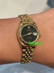 Rolex 69178 onyx 18K金錶