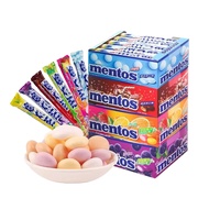 曼妥思劲嚼充气糖脆皮软心珠37g*15条整箱混合口味薄荷糖零食糖果Assorted Flavor Candy Snacks in Bulk