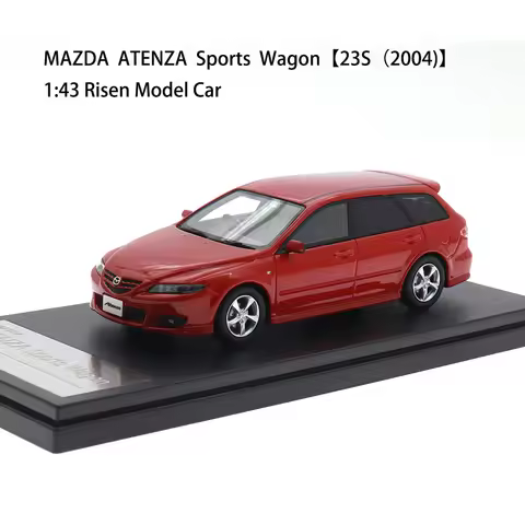 Hi-story Brand 1:43 Car Model MAZDA ATENZA Sports 23S Wagon (2004) Model Resin High Simulation Vehic