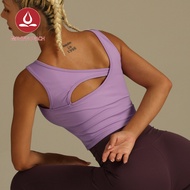 Zumba เสื้อกล้ามสปอร์ตสำหรับผู้หญิง Zumba สายสะพายกว้างสวยงาม-Back กันกระแทกด้านบนยิมถอดออกได้บราถ้ว