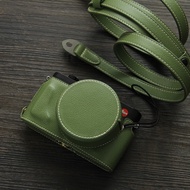 Suitable for Leica dlux8 Camera Case D-LUX8 Leather Case Protective Half Case Leather Base Lens Cove