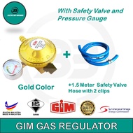 SIRIM GAS REGULATOR ANTI LEAK SAFETY VALVE GAUGE METER LOW PRESSURE KEPALA DAPUR 煤气头 LPG TEKVA IGT MILUX M-198F GIM IGT