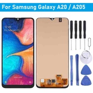หน้าจอ LCD samsung A20 จอพร้อมทัชกรีน จอ + ทัช สำหรับ ซัมซุง กาแลคซี่ samsung galaxy A20 / A205