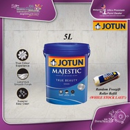 5L JOTUN Majestic True Beauty SHEEN Interior Paint (CAT DALAM/INDOOR / 内墙涂料) KILAT - (Color Option)