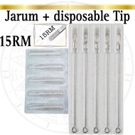 jarum tattoo sepasang 15RM per papan isi 5 pasang - satu set jarum tato 15RM - jarum 1 papan + dispo