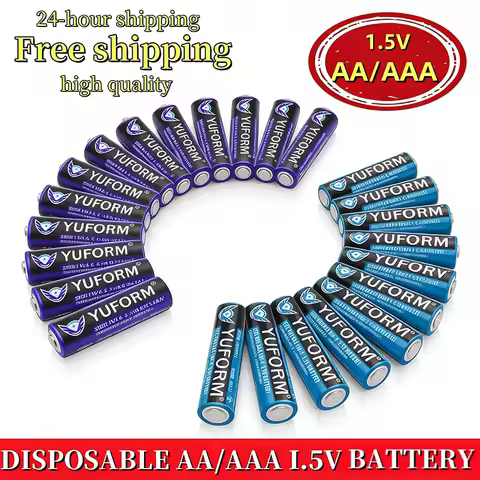 AA Battery 1.5V AAA Disposable Alkaline Dry Battery for LED Light Toys Mp3 CameraFlashShaverCDPlayer