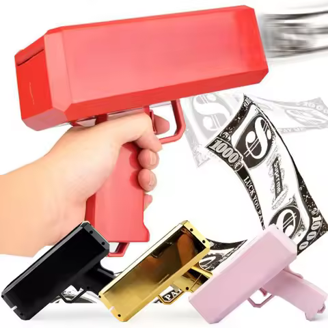 Handheld Cash Shooter for Wedding Birthday Game Movies Bachelor Props Party Supplies Celebration Spr