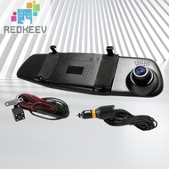 Dual Lens Car DVR HD 1080P 4.3 Inch Auto Video Camera Rear View Built-in Speaker [Redkeev.sg]