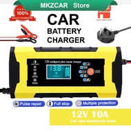 Car Battery Charger Bateri Kereta 12V 10A Battery Kereta Pengecas Bateri Kereta Cas Bateri Repair Ch