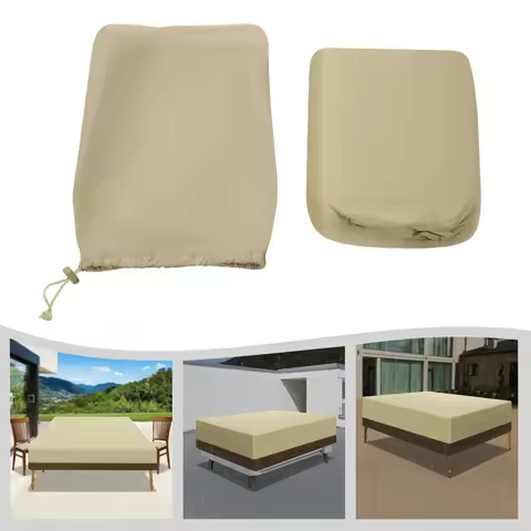 Patio Table & Chair Set Cover 108x83in, Outdoor Furniture Protection Cover, Waterproof UV Resistant