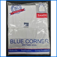 ↗ ❍ ◞ BLUE CORNER SANDO WHITE FOR MENS