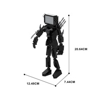 Compatible Lego Skibidi Toilet Toilet Man Vs Monitor Man Titan Audio Man Tv Man Toy WYUE