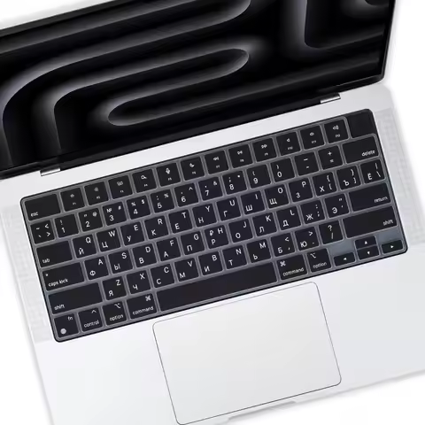 Keyboard Cover for 2022-2024 M4 M3/M2/M1Chip Pro 14"/16" A3401/A2992/A2779/A2991/A3403 MacBook Air 1