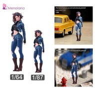 [Menolana] Mini People Figure Girl Tiny People Simulation Diorama Figure Scene Props Miniature Peopl