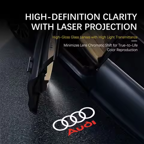 Led Car Door Logo Light 3D Ghost Shadow Light Welcome Light Atmosphere Lamps For Audi A1 A3 A4 A5 A6