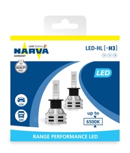 NARVA 12V & 24V Range Performance LED Headlight Bulb Set (H1/H3/H4/H7/H11/HB3/HB4/FOG/HIR2)