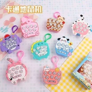 Mini Handheld Game Console Cartoon Pattern Whack-a-Mole Electronic Luminous Decompression Toy Small 
