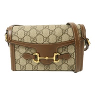 GUCCI 塗層帆布Horsebit 1955 Mini肩背袋