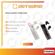 Skullcandy Dime® Evo True Wireless Earbuds - IPX4 Sweat & Water Resistant - Skullcandy App