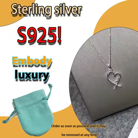 Pure silver s925 Paloma Picasso ® Loving Heart Series Necklace Irregular Love Exquisite Light Luxury