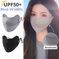 GLEAM57AM3 Sun Protection Face Anti-UV Ice Silk Sunscreen Fashion Sunshade Face Shield Summer