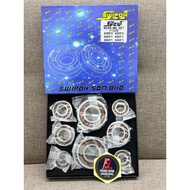 SWIPOH LC 4S LC135 Y15 WAVE125 EX5 DREAM RACING HYPER BEARING SET KAYU FIBER FAG C4