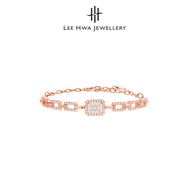 Lee Hwa Jewellery Modern Classic Link Diamond Bracelet