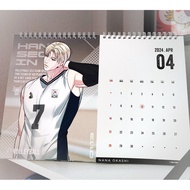 Lezhin 2024 desk calendar - Manhwa BL