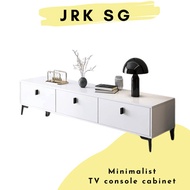 Minimalist TV console cabinet