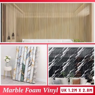 Vinyl Marble Foam Roll Sticker Foam Marble Panel Wallpaper WaterproofELEGAN