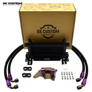 SK CUSTOM For MINI R55 R56 R57 R58 R59 R60 R61 N14 N18 1.6T Engine Oil Cooler Kit Adapter Engine Oil
