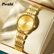 POSHI watch for women water proof sale original 2023 new Korean Style Fashion design stainless steel Relos Casual Luminous Womens watches
