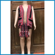 ◰ ☺ ❡ IGOROT BAHAG WITH CHALECO