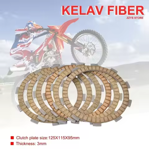 Friction Clutch Plate For YAMAHA YZ80 4LB 95-01 YZ85 CB04 2002-2017 YZ 80 85 TDR125 4GW1 TDR DT125R 