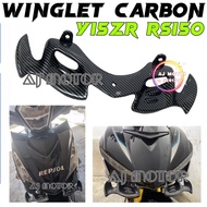 [ VIETNAM WINGLET CARBON ] YAMAHA Y15ZR V1 V2 / RS150 V1 V2 V3 Y15 RS RS150R BODY COVER SET SIGNAL LIGHT LED MATA GABAN