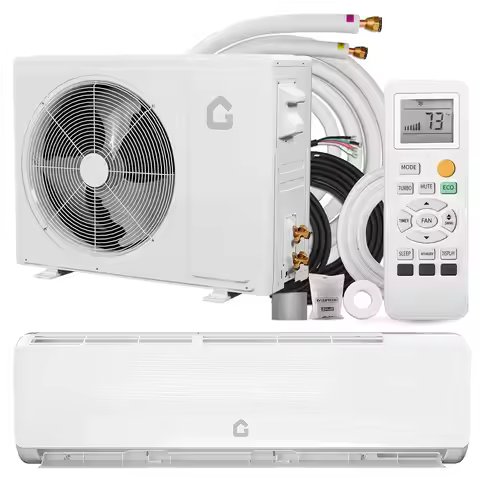 18000 BTU Mini Split Air Conditioner Heat Pump System, 19 SEER2 230V Ductless AC Cool Up to 1250 Sq.