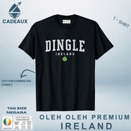 IRLANDIA 22-Piece SOUVENIR T-Shirt ASEAN COUNTRYTAG IRELAND Cotton Combed 24s SOUVENIR PREMIUM GIFT
