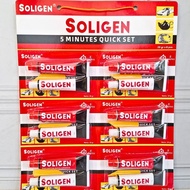 Epoxy Adhesive Iron Glue ClearSOLIGEN Black/ 5 minutes Epoxy Glue 5 Minutes Multipurpose Epoxy Glue 