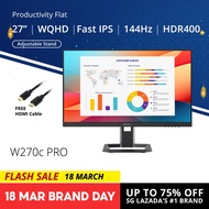 PRISM+ W270c PRO 27" 144Hz Gaming Flat Monitor [2560 x 1440]