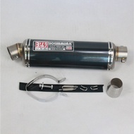 Xieji เครื่องระงับเสียงท่อไอเสียจักรยานยนต์ลายแมงป่องความเร็วสูงสติกเกอร์ Yoshimur สำหรับรถ ATV Z750