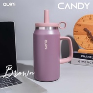 Quini Candy Stainless Steel Tumbler Drinking Bottle | Hot and Cold Thermos | Leak-Proof | Size 1000m