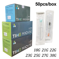 50pcs Factory Disposable Blunt-tip Cannula 22g 23G 25G 27G 18G 50mm/70 Blunt Fine Micro Body Piercin