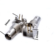 BNC-KWE Connector Elbow BNC Female Socket Horizontal BNC Video Monitoring Socket PCB Board Type Conn