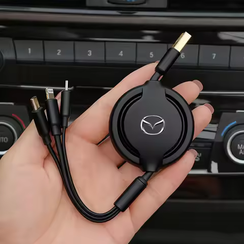3-in-1 Micro Data Wire USB Type C Fast Charger For Mazda 3 CX5 CX30 MX5 CX3 CX9 CX7 MX3 MX6 CX50 CX6