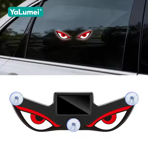 For Xpeng G6 P7 P7i X9 G3 G3i G9 P5 X2 N5 F30 H93 Solar Devil Eye Warning Light LED Flashing Anti-co