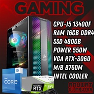 คอมพิวเตอร์เล่นเกมส์ Intel Core I5-13400F RAM 16GB RTX-3060 (GEN13)